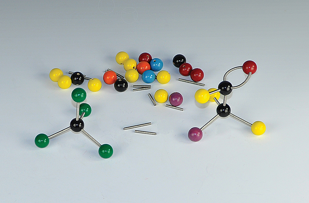 65-piece AP9119 NEW UNOPENED ¾" Atoms One Flinn Student Molecular Model Set 