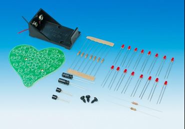 heart, blinking heart, LED lights