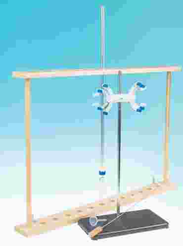 Titration Equipment Drawer Set with Burets, Funnels, Brushes, Support Stands, and Clamps