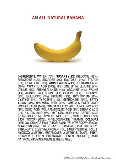 All Natural Banana Poster