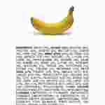 All Natural Banana Poster