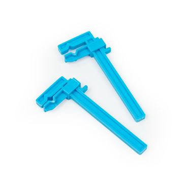 Mini Plastic Clamps, Set of 2, 3" Capacity