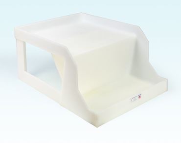 Deep Shelf Carboy Dispensing Tray for Safety