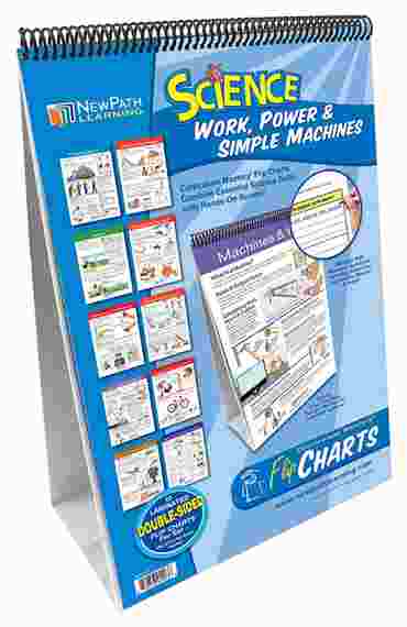 Work, Power & Simple Machines—NewPath Science Flip Chart Set