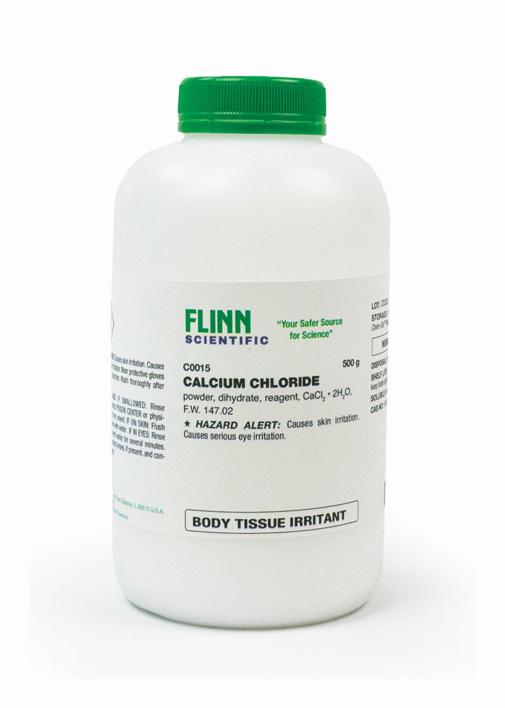 Chlorure de calcium 230g/ 8oz Flocons dihydratés Déshydratant CaCl2  Dégivreur