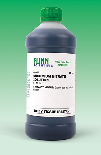 Chromium Nitrate Solution 0 1 M 500 Ml Flinn Scientific