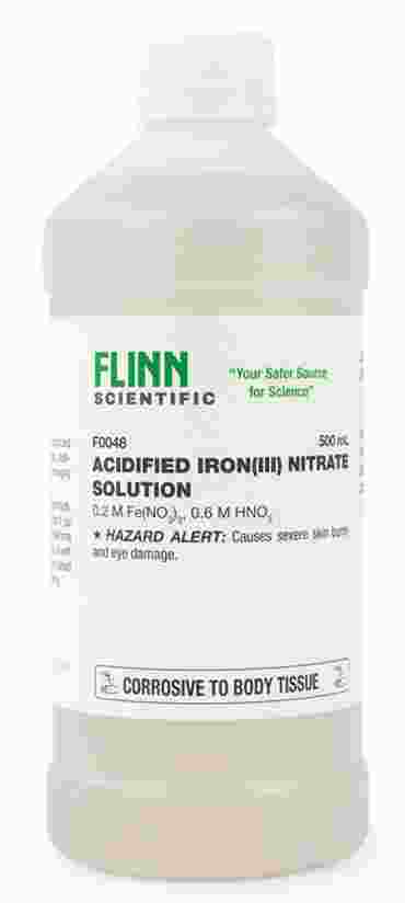 Iron(III) Nitrate Solution Acidified 500 mL