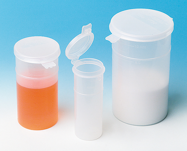 Corning Snap-Seal Disposable Plastic Sample Containers 300 mL; 63  mm:Clinical