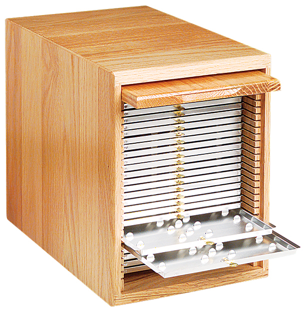 Yantra Wooden Microscope Slide Storage Cabinet for 500 Slides 