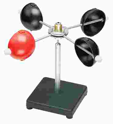 Working Model Anemometer for Earth Science and Meteorology