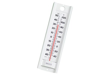 Whiteback Wall Thermometer for Earth Science and Meteorology