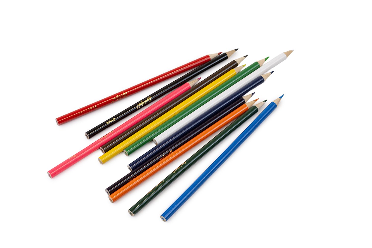 Red Colored Pencil Set