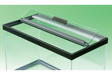 Hinged Glass Canopy for Aquarium or Terrarium, 16"