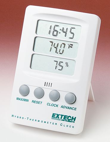 Digital Hygro-Thermometer Clock for Earth Science and Meteorology