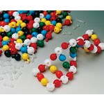 White Pop Beads with 5 Holes