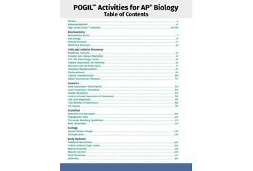 pogil, ap, advanced placement, pogil project
