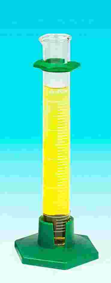 Borosilicate Glass Graduated Cylinder with a Plastic Base 10 mL