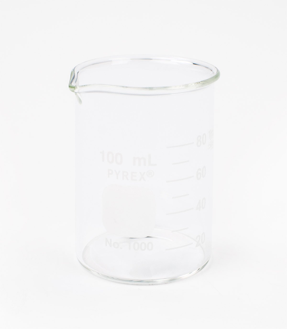 Beaker 100 ml Pyrex borosilicate glass low form 