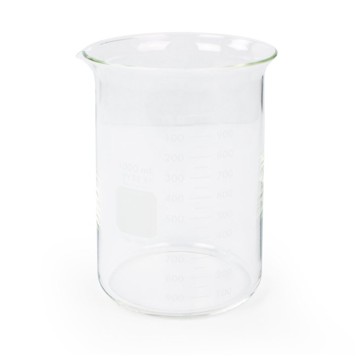 Pyrex Griffin Low Form Beaker Double Scale Graduated 1000 Ml