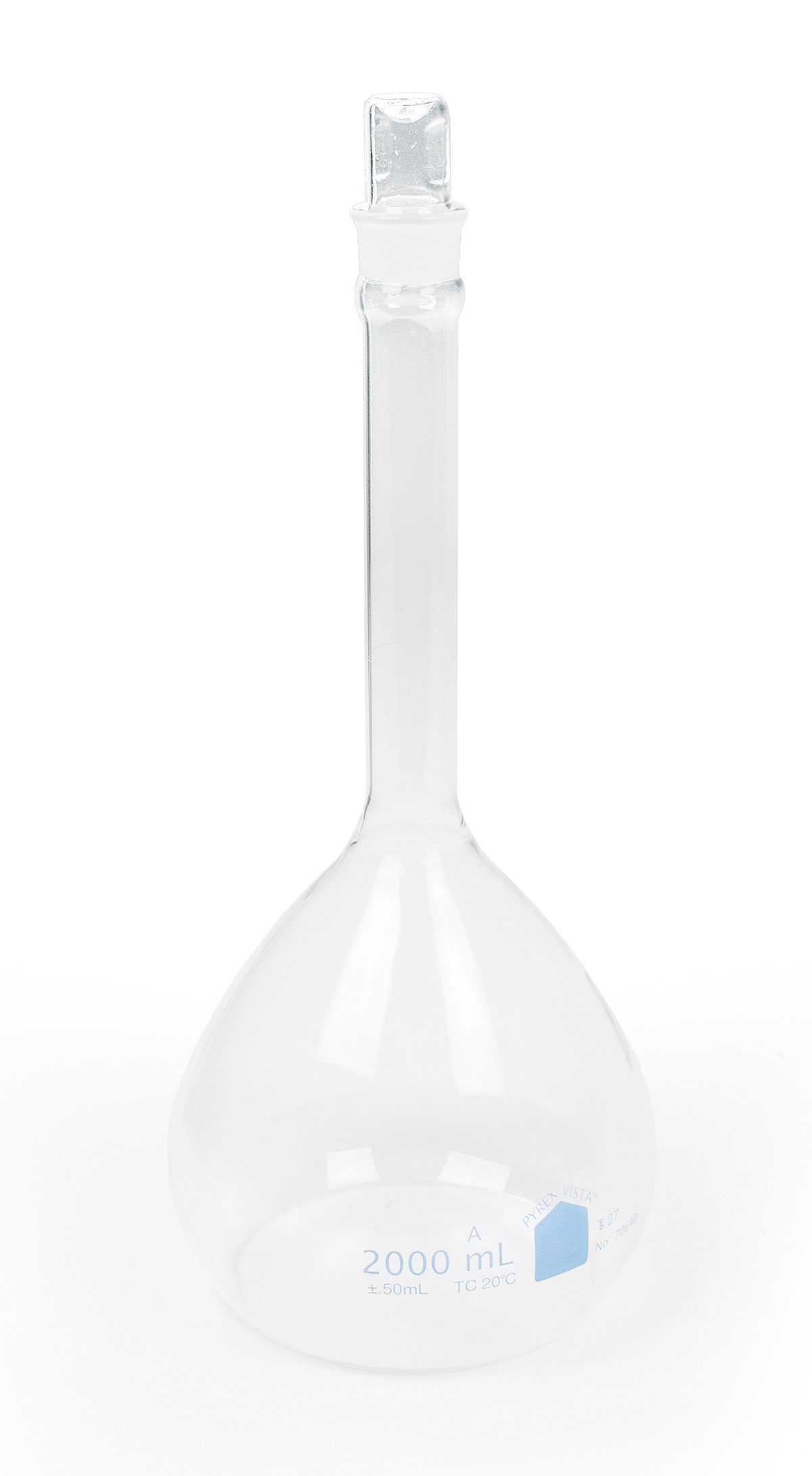 5-2000ML Lab Volumetric Flask Class A G3.3 Borosilicate Glass With Stopper 