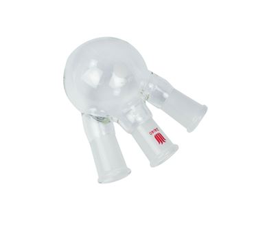 Synthware® Flask, Three Neck, Angled, 24/40, 24/40, 250 mL