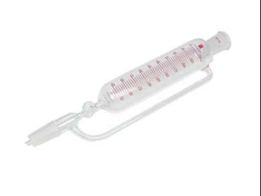 Synthware® Funnel, Pressure Equalizing, with 1:5 PTFE Stopcock, 125 mL, 19/22