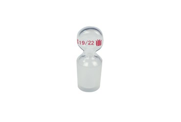 Synthware® Stopper, Penny-Head, Glass, Hollow, 14/20