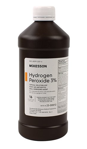 Hydrogen Peroxide 3%, Laboratory Grade, 473 mL