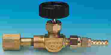 Brass Lecture Bottle Control Valve