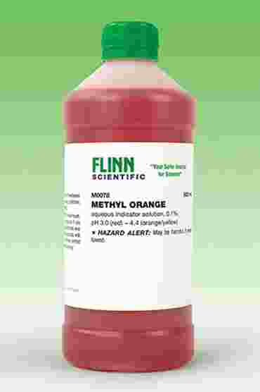 Methyl Orange Indicator 0.1% Solution 500 mL