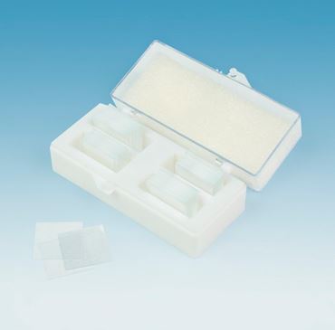 Glass Cover Slips for Biology and Life Science, 18 mm x 18 mm, No. 1