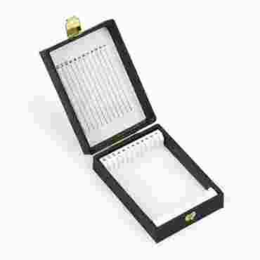 Slide Box for 12 Microscope Slides for Biology and Life Science