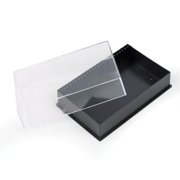 Slide Box for 12 Microscope Slides for Biology and Life Science