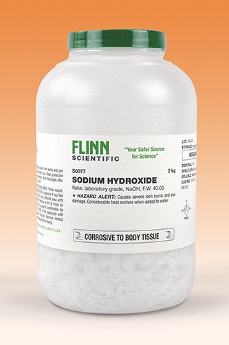 Sodium Hydroxide, Laboratory Grade, 2 kg