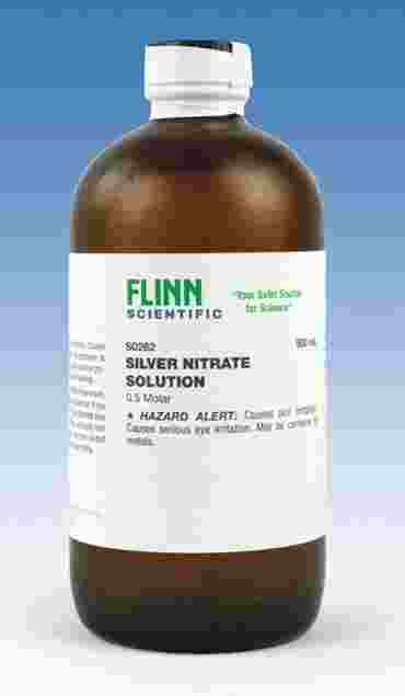 Silver Nitrate 0.1 M Solution 500 mL
