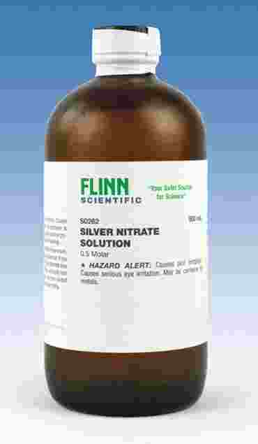 Silver Nitrate 0.1 M Solution 500 mL