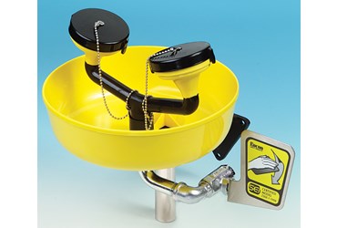 Lab Safety Eye Wash and Face Wash with Bowl and Wall Mount