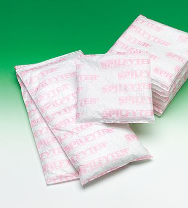 Absorbent Pillows for Chemical Spill Control, 250-mL