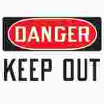 Safety Sign "Danger: Keep Out"