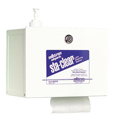 Goggle Lens Cleaning Station for Science Lab