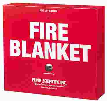 Lab Safety Fire Blanket and Case