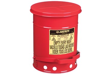 Fire-Containment Waste Can, 6-Gallon