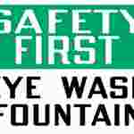 Safety Sign "Eye Wash Fountain"