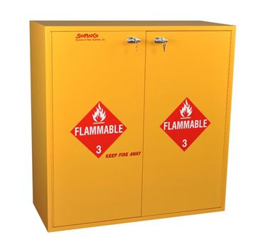Flinn/SciMatCo® 54-Gallon Floor Flammables Cabinet for Safer Chemical Storage