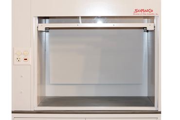 viewing sash, vaporproof light, UL-approved, motor blower set, switch, outlet