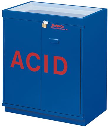 Flinn/SciMatCo® Acid Cabinet for Safer Chemical Storage, Partially Lined