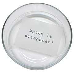 Water Dissolving Paper, Package of 100