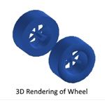 Rear Wheels, Blue | Flinn Scientific