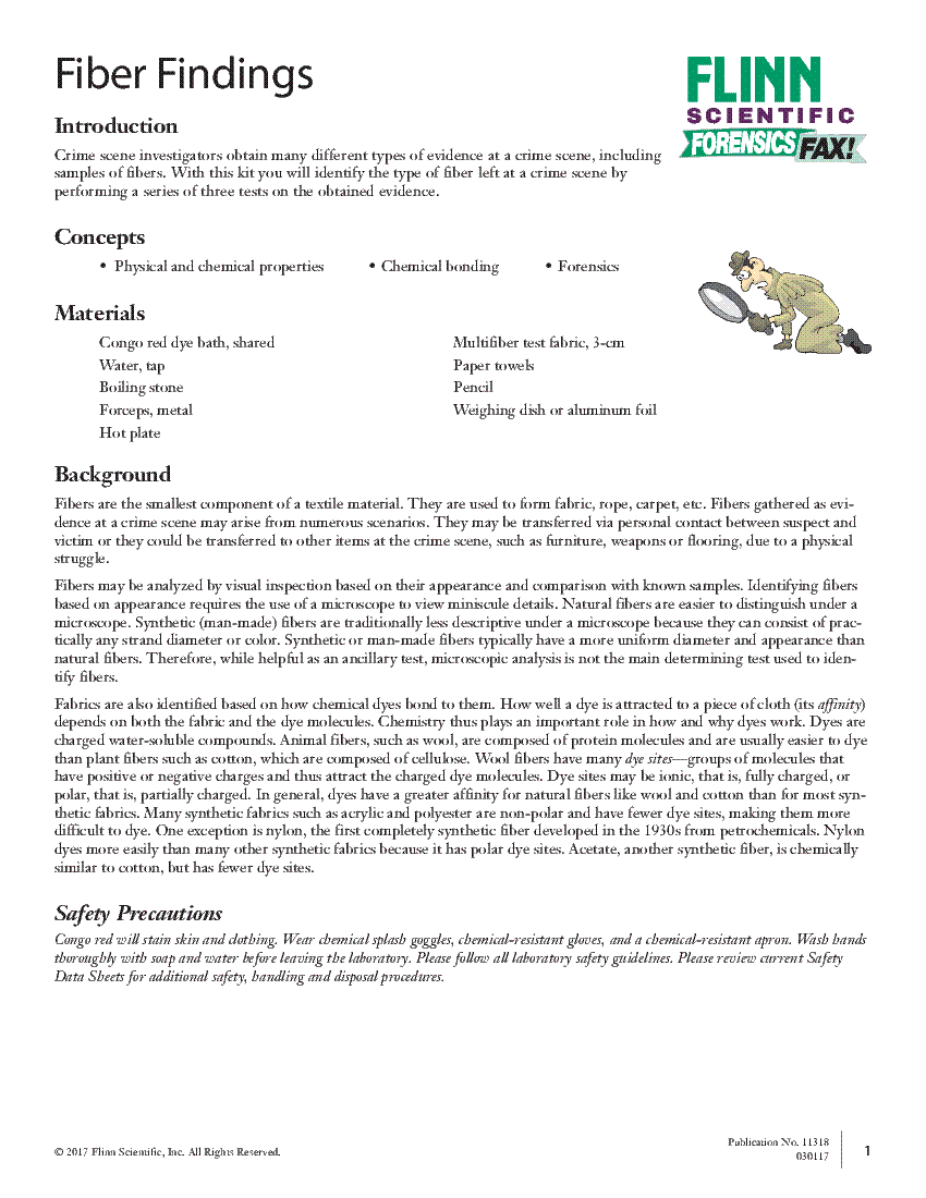 Forensic Fiber Findings