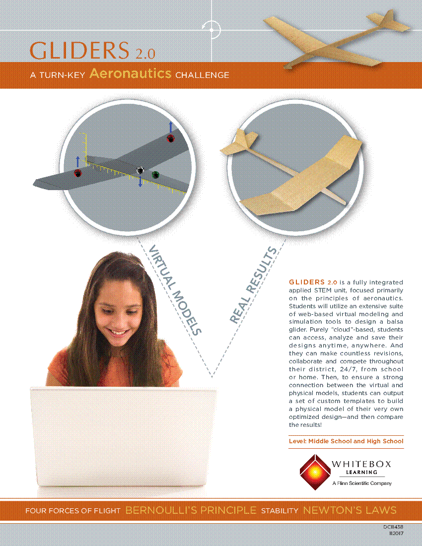 WhiteBox Learning Gliders Brochure Flinn Scientific